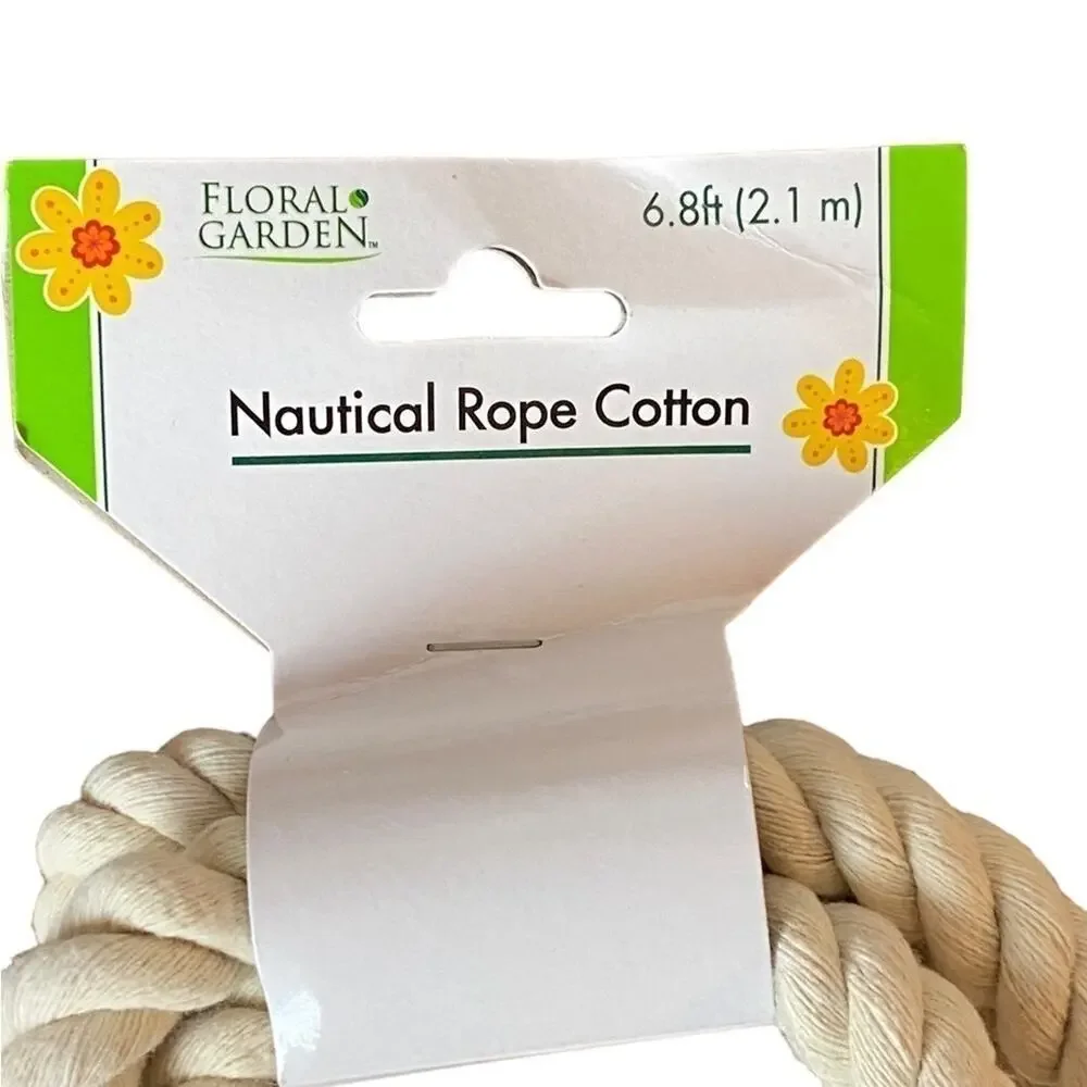 Floral Garden Decorative Nautical Rope - 6.8 Feet - Picture 5 of 5